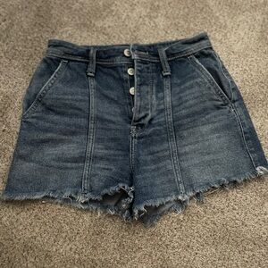 HOLLISTER Ultra High-Rise Mom Short Vintage Stretch -size:W24 / W0